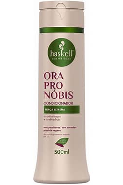 Condicionador-Haskell-Ora-Pro-Nobis-hidratacao-capilar-nutricao-profunda-fortalecimento-dos-fios-cabelos-saudaveis-formula-vegana-brilho-maciez-300ml