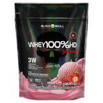 Suplemento-Alimentar-em-Po-Whey-HD-Gourmet-Black-Skull-Morango-Refil---900g