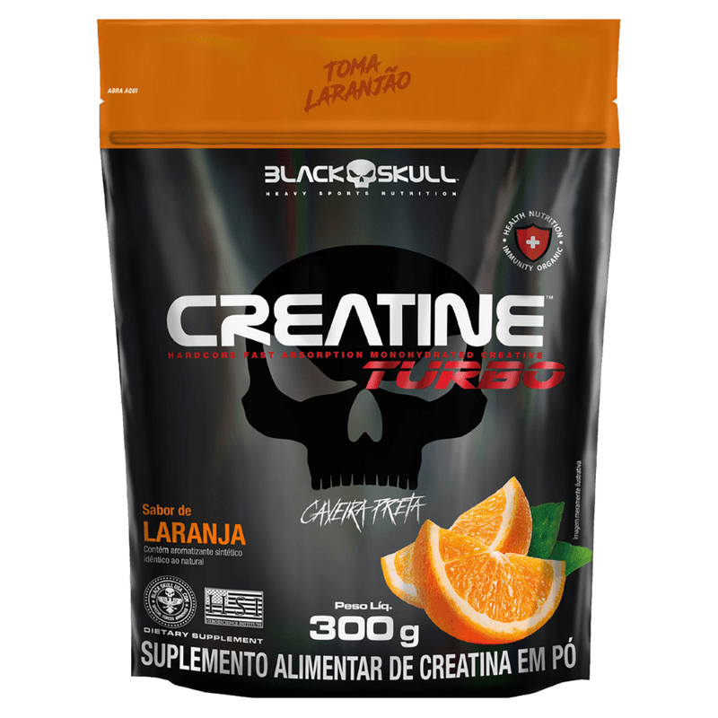 Suplemento-Alimentar-de-Creatina-em-Po-Laranja-Black-Skull-Creatine-Turbo---300g