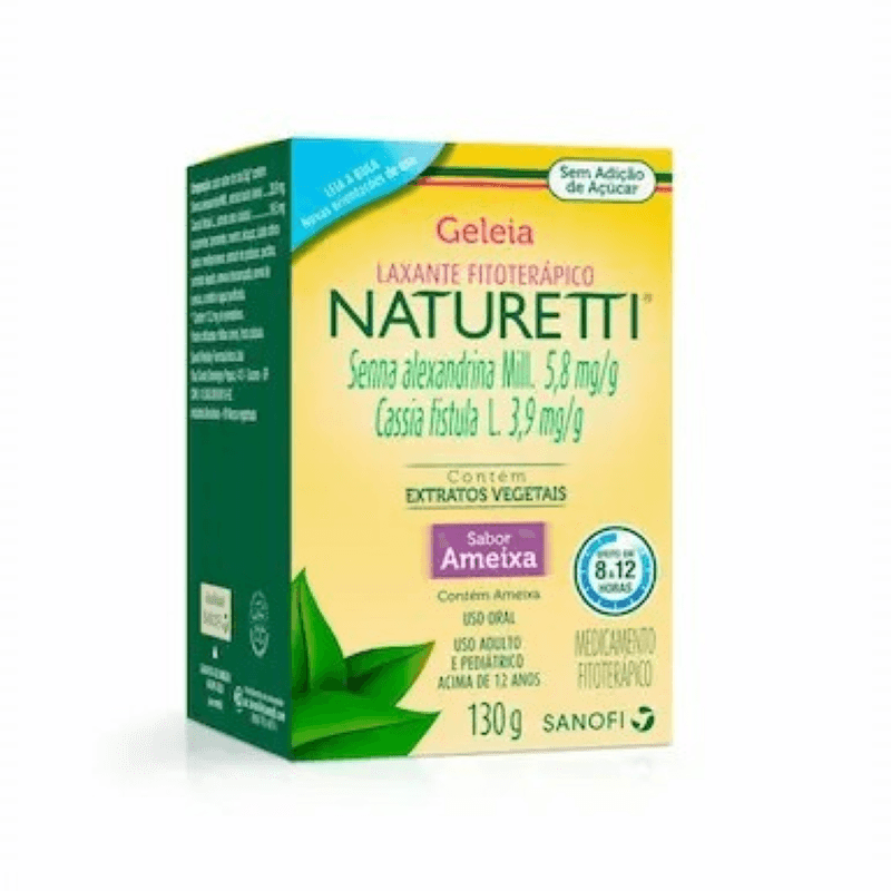 Naturetti Geleia Ameixa 130g – Laxante Fitoterápico Natural Sanofi