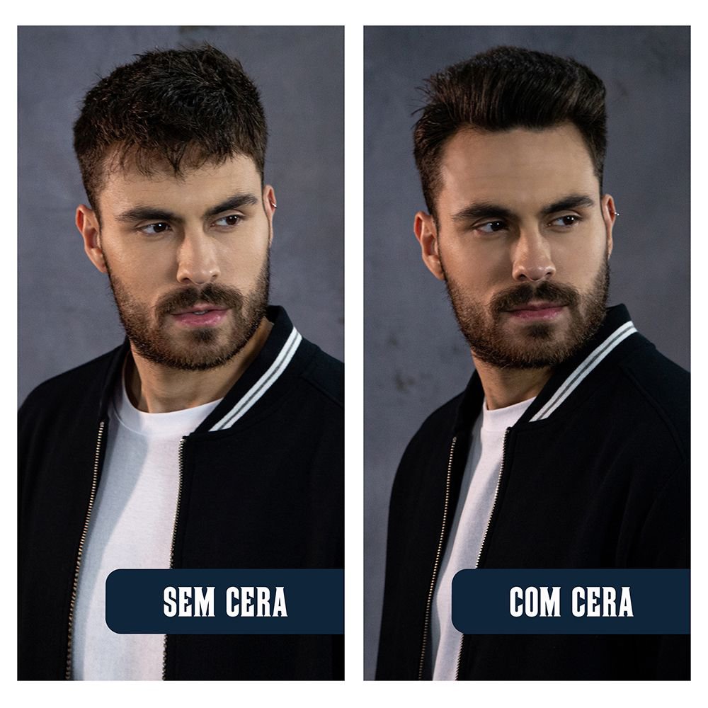 Cera para Cabelo Modeladora Efeito Seco 80g Bozzano - Drogarias Tamoio