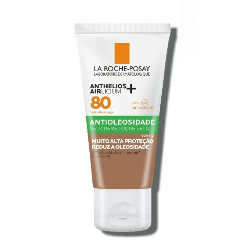 Protetor-Solar-Facial-Gel-Creme-Toque-Seco-Antioleosidade-com-Cor-4.0-FPS-80-La-Roche-Posay---40g