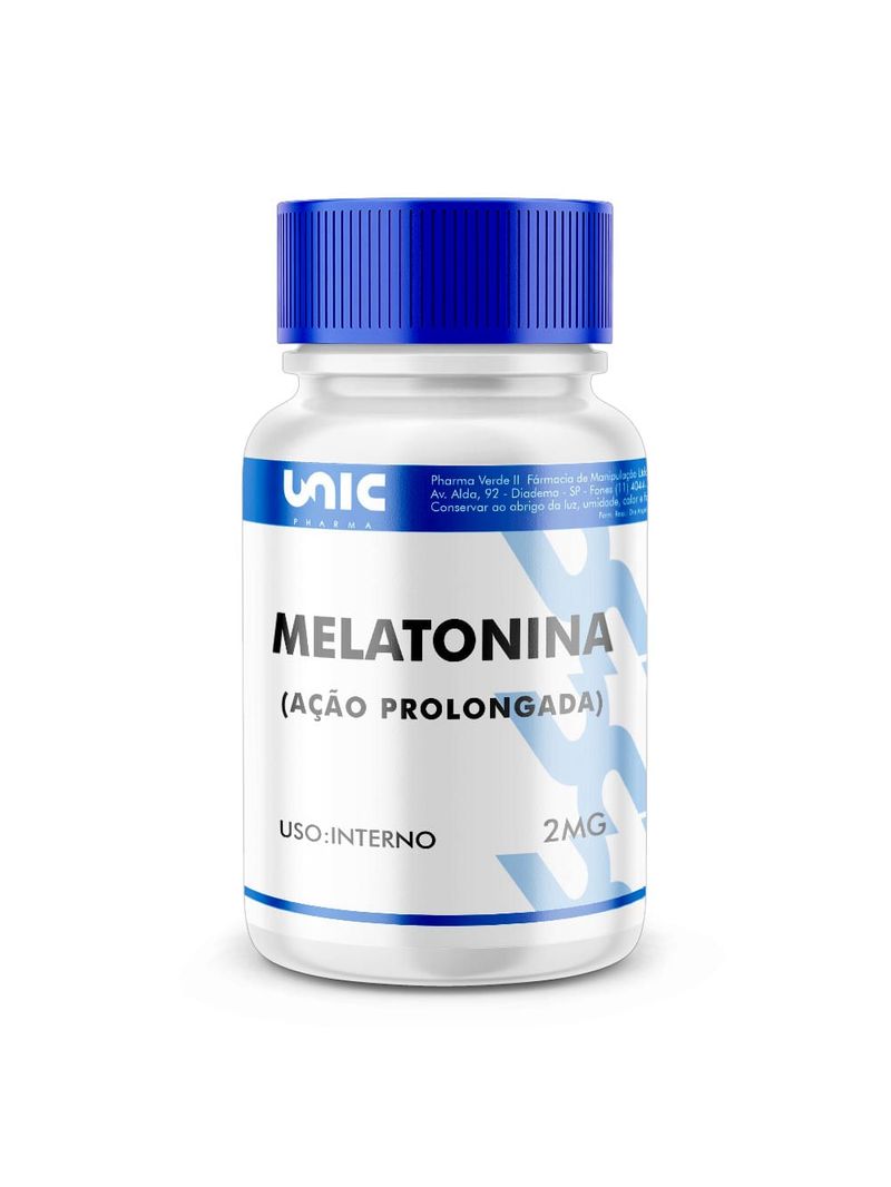 Melatonina 2mg -  Ação Prolongada - 30CAPS