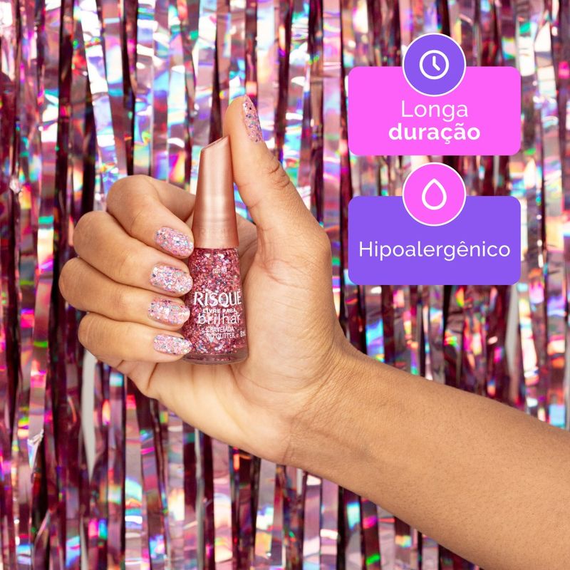 Esmalte-Cravejada-no-Glitter-Risque-Livre-para-Brilhar---8ml
