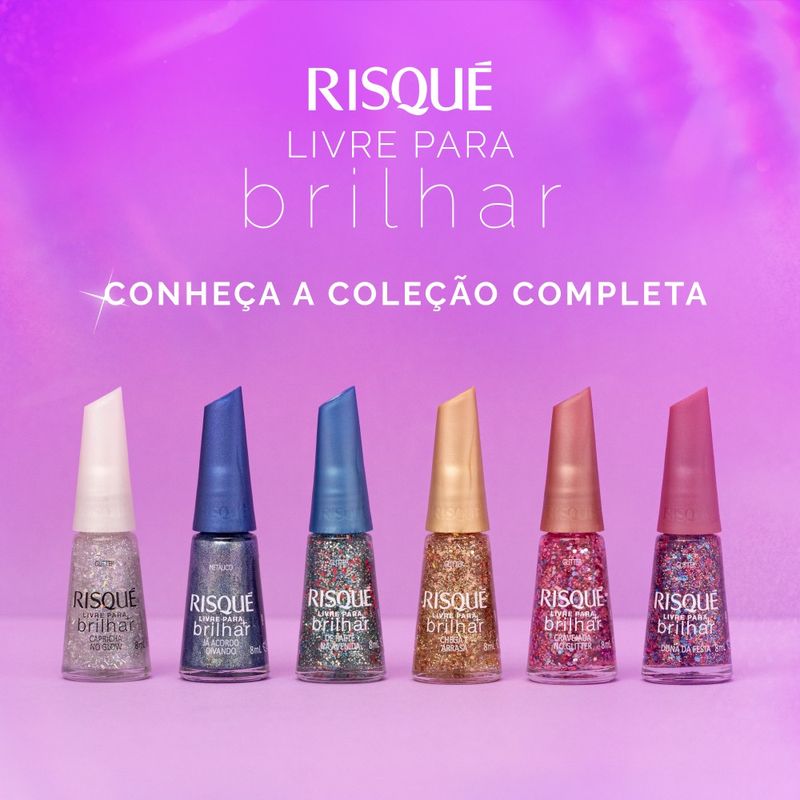Esmalte-Cravejada-no-Glitter-Risque-Livre-para-Brilhar---8ml