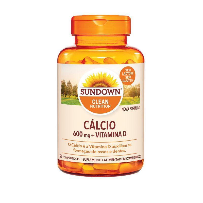 Suplemento-Alimentar-Sundown-Calcio-600mg---Vitamina-D---120-Comprimidos