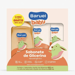 Kit Sabonete Liquido Glicerina Baruel Baby 400ml + 2 Refis de 210ml cada.png