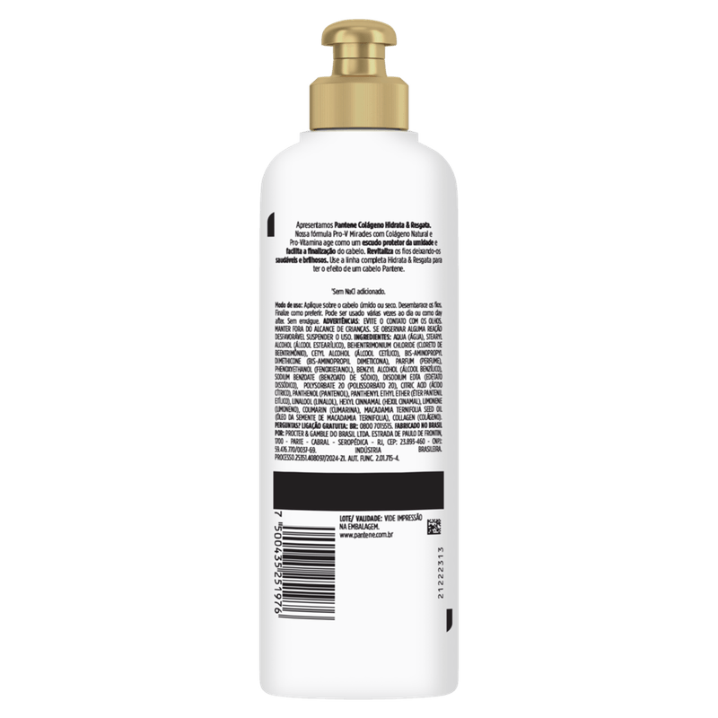 Creme para Pentear Pantene Colageno Hidrata - Resgata - 240g.png