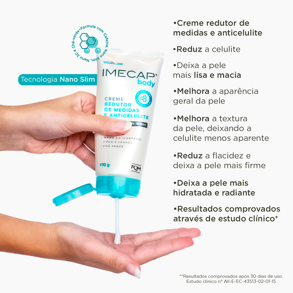化粧下地 EmmiePrestigeProtecteurUVMineralBB01 Creme Redutor de Medidas e Anticelulite Imecap Body - 170g