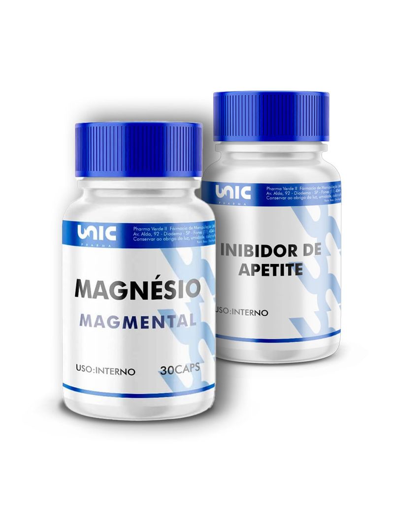 Kit MagMental 30 caps mais Inibidor de Apetite 60 Cáps