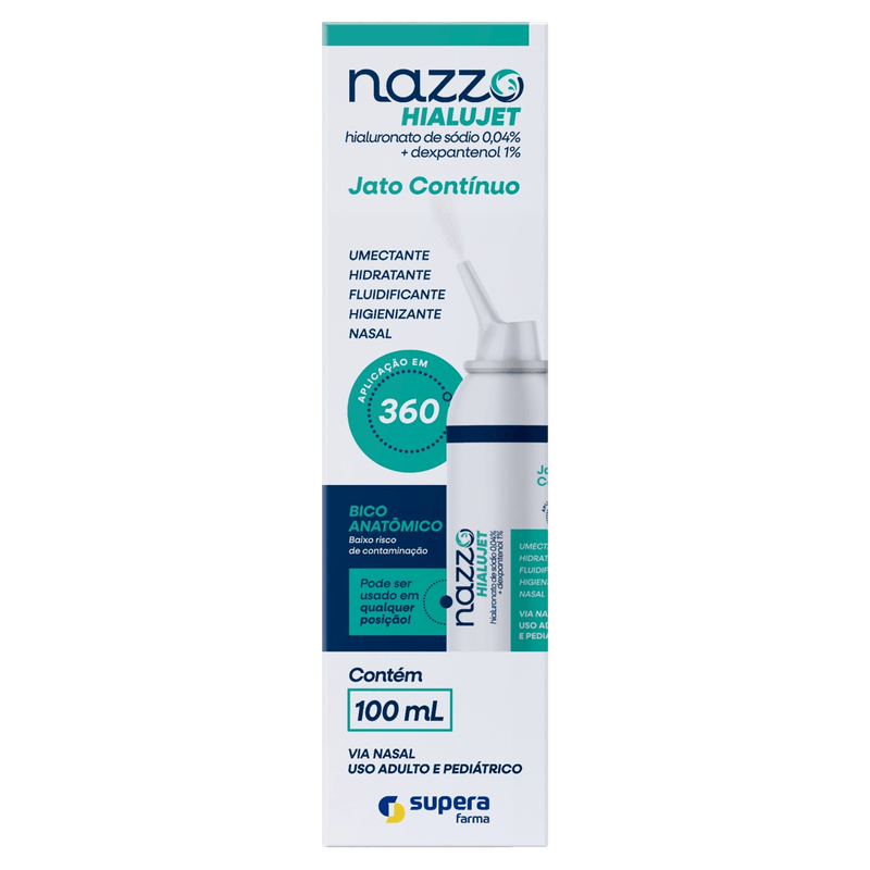 Lavagem Nasal Nazzo Hialujet - 100ml Spray