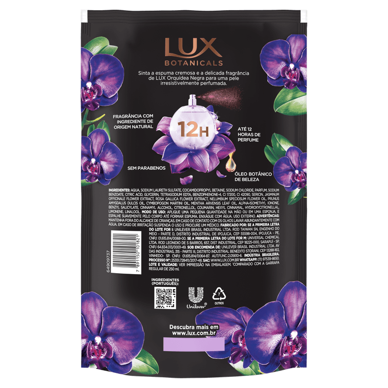 Sabonete Liquido Orquidea Negra Lux Botanicals Sache - 900ml1
