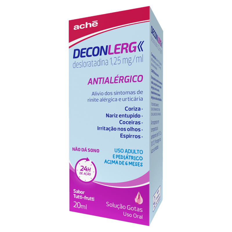 Deconlerg 1,25mg Tutti Frutti - 20ml Solucao Gotas