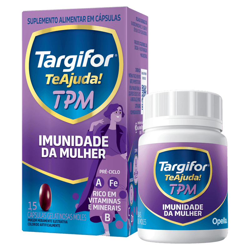 Suplemento Alimentar Targifor Te Ajuda- TPM -15 Capsulas 1