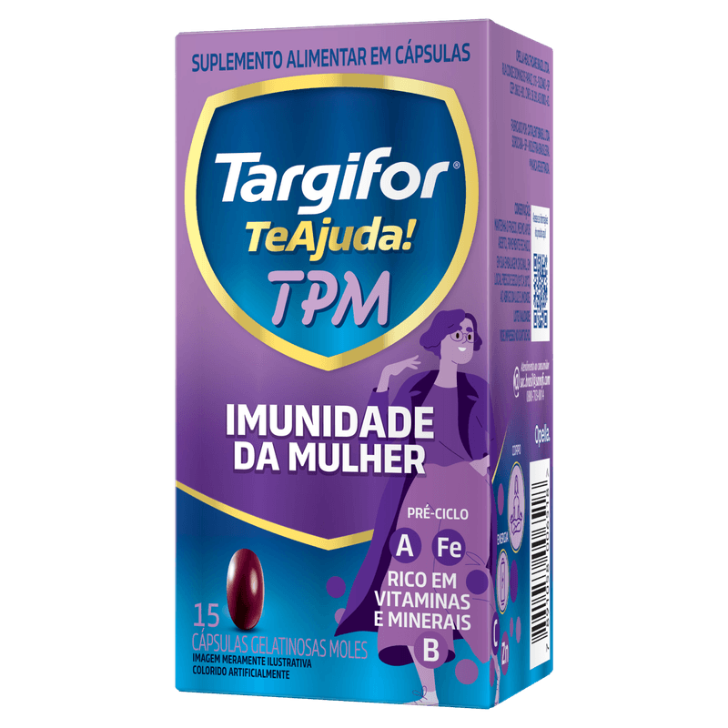 Suplemento Alimentar Targifor Te Ajuda- TPM -15 Capsulas