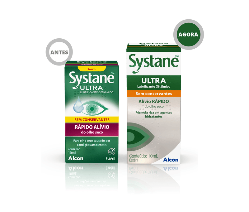 Systante Ultra - antes e depois