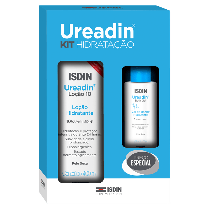 Kit Ureadin Locao 400ml+ 5,00 Leve Bath Gel -100ml
