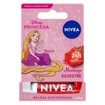 Hidratante Labial Nivea Morango Silvestre Princesa Rapunzel Disney - 4,8g 2