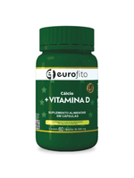 Cálcio + Vitamina D 600mg 60 Cápsulas - Eurofito