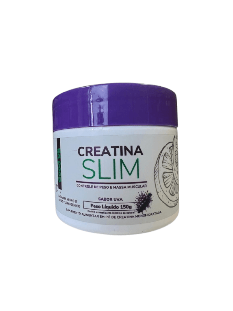 Creatina Slim Sabor Uva 150g - Good Vit