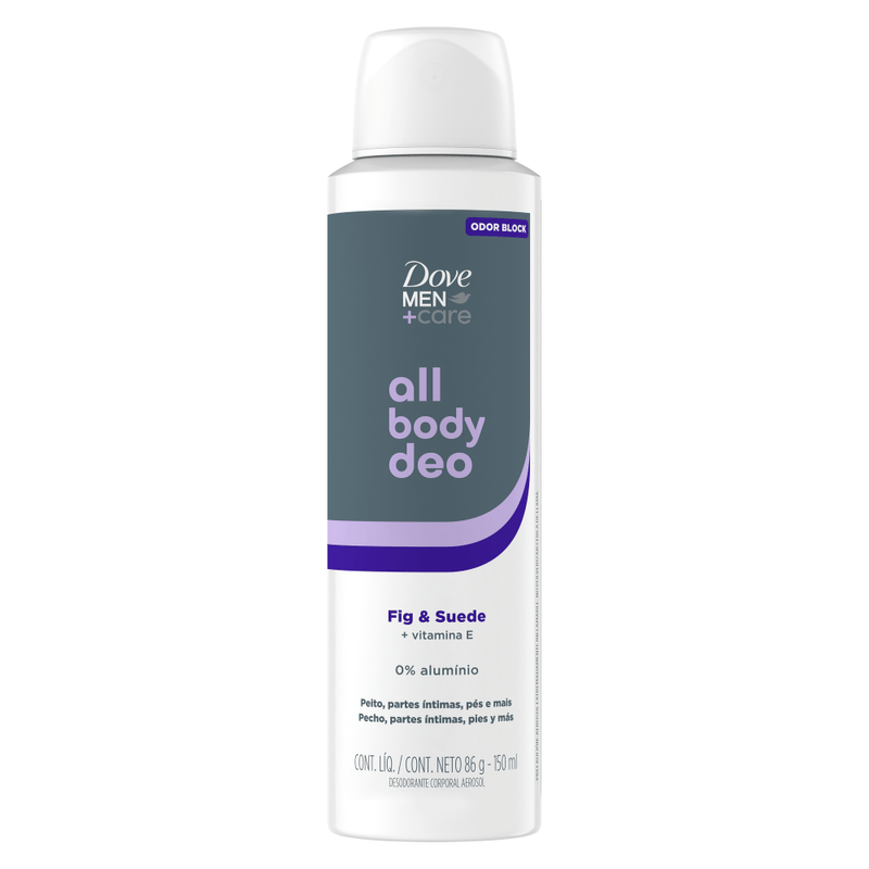 Desodorante Aerossol Fig - Suede Dove Men+Care All Body Deo - 150ml - 01