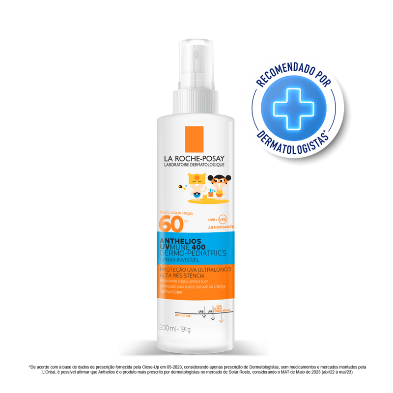 Protetor Solar Infantil FPS 60 La Roche-Posay Spray - 200ml - 02