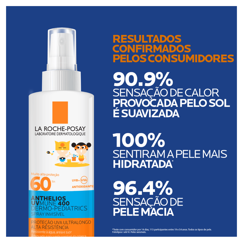 Protetor Solar Infantil FPS 60 La Roche-Posay Spray - 200ml - 05