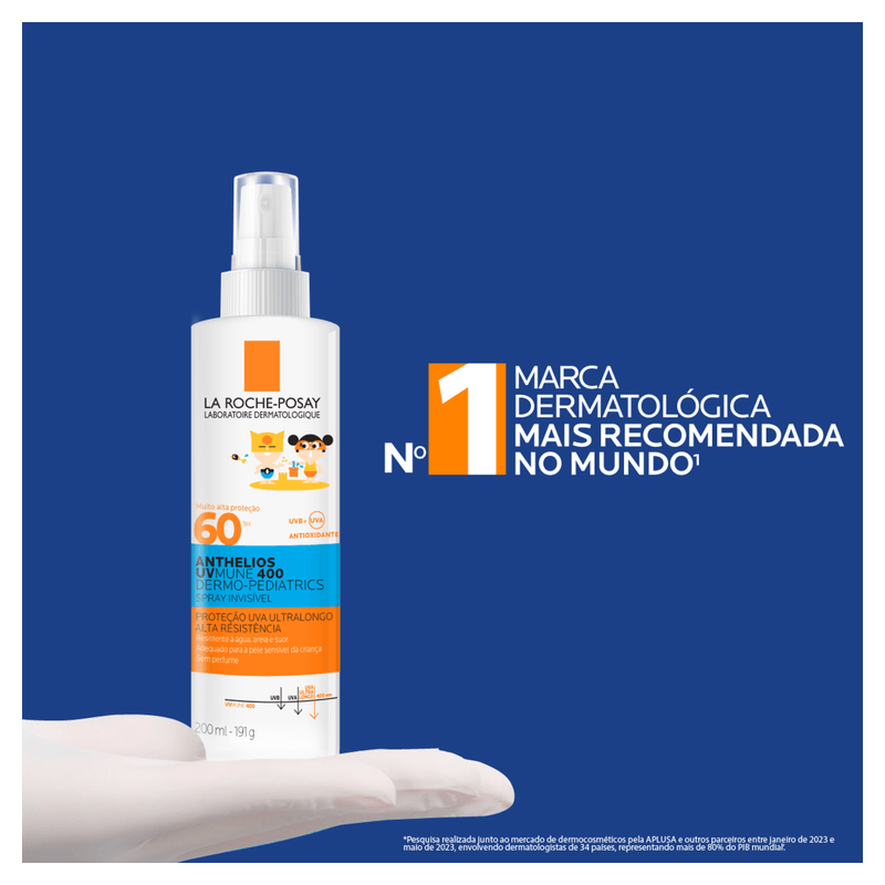 Protetor Solar Infantil FPS 60 La Roche-Posay Spray - 200ml - 07