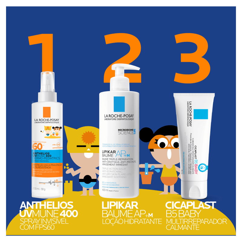 Protetor Solar Infantil FPS 60 La Roche-Posay Spray - 200ml - 08