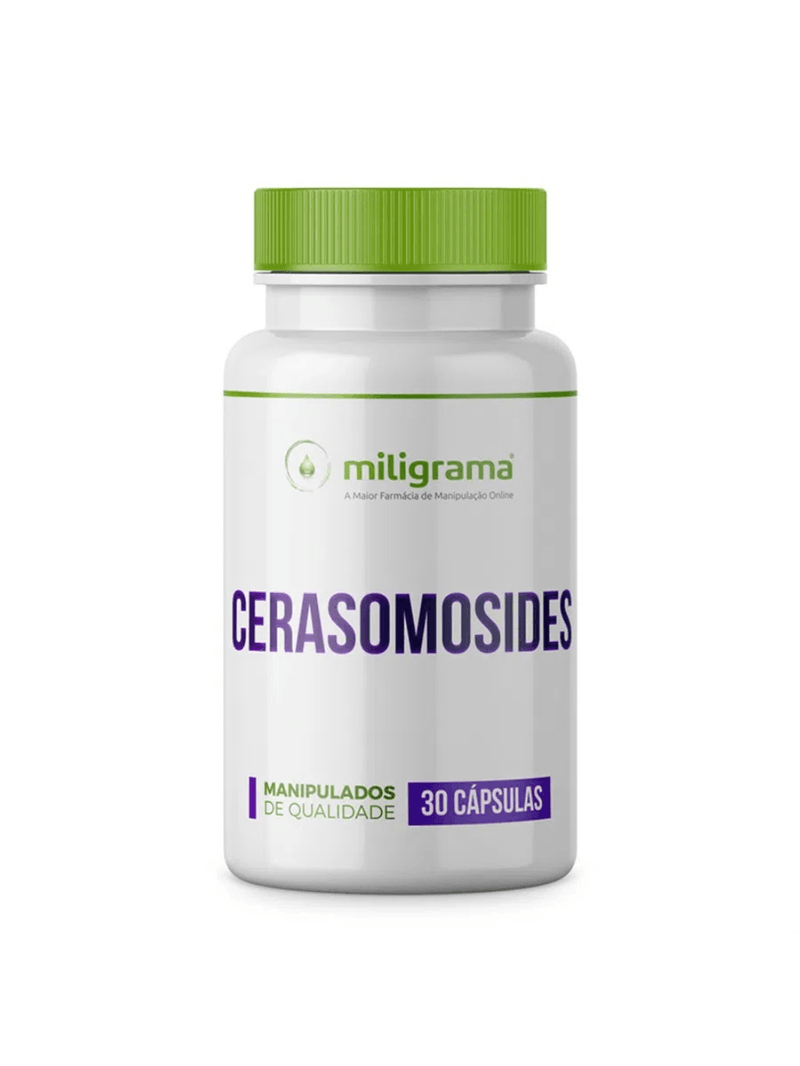 Cerasomosides 60mg Redução Degradação do Colágeno 30 Cápsulas