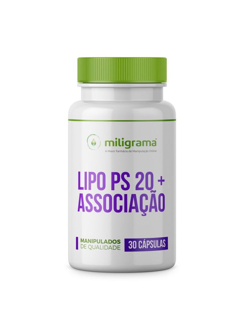 Lipo PS 20 + Associação melhora aprendizagem 30 Cápsulas