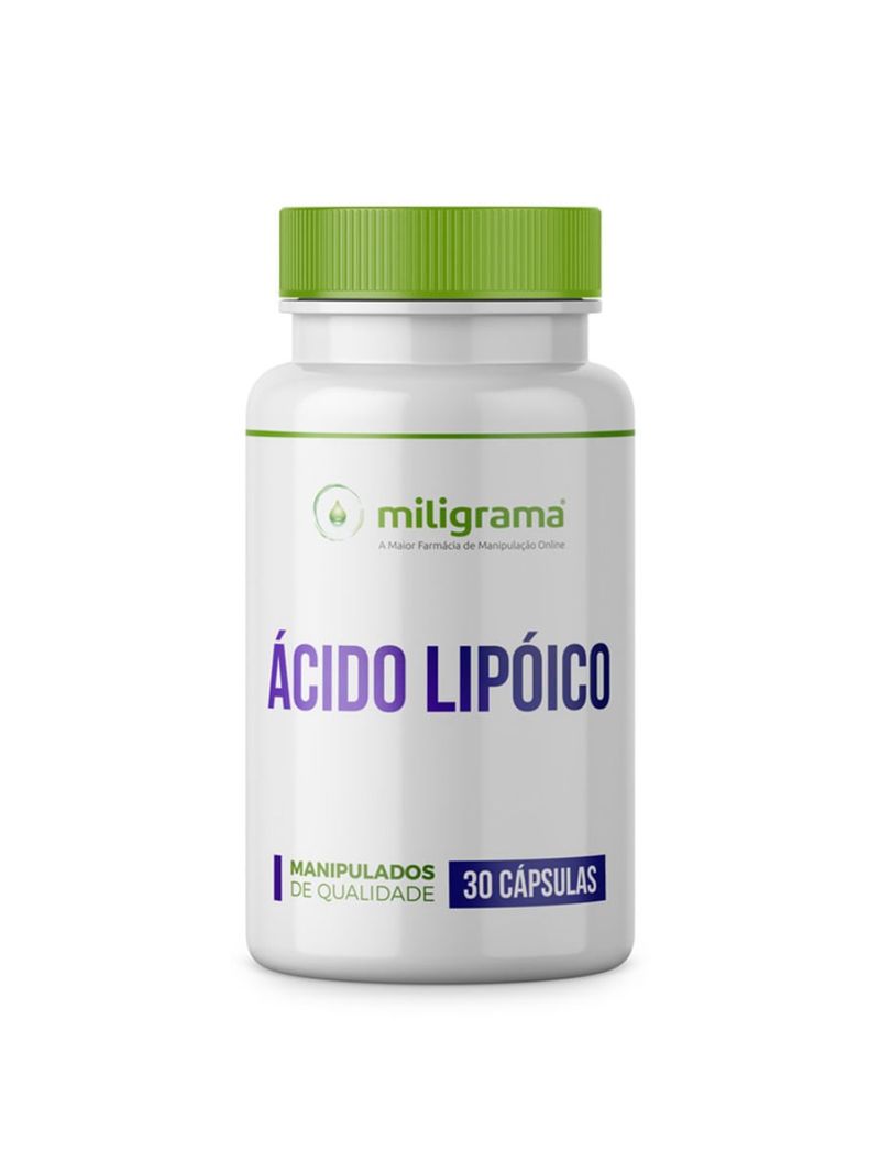 Ácido Lipóico 500 mg 30 Cápsulas