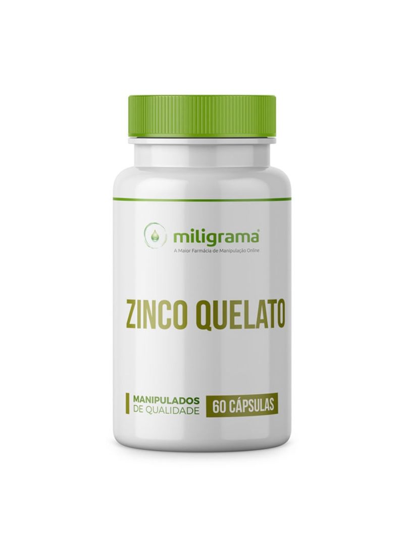 Zinco Quelato 30mg 60 Cápsulas