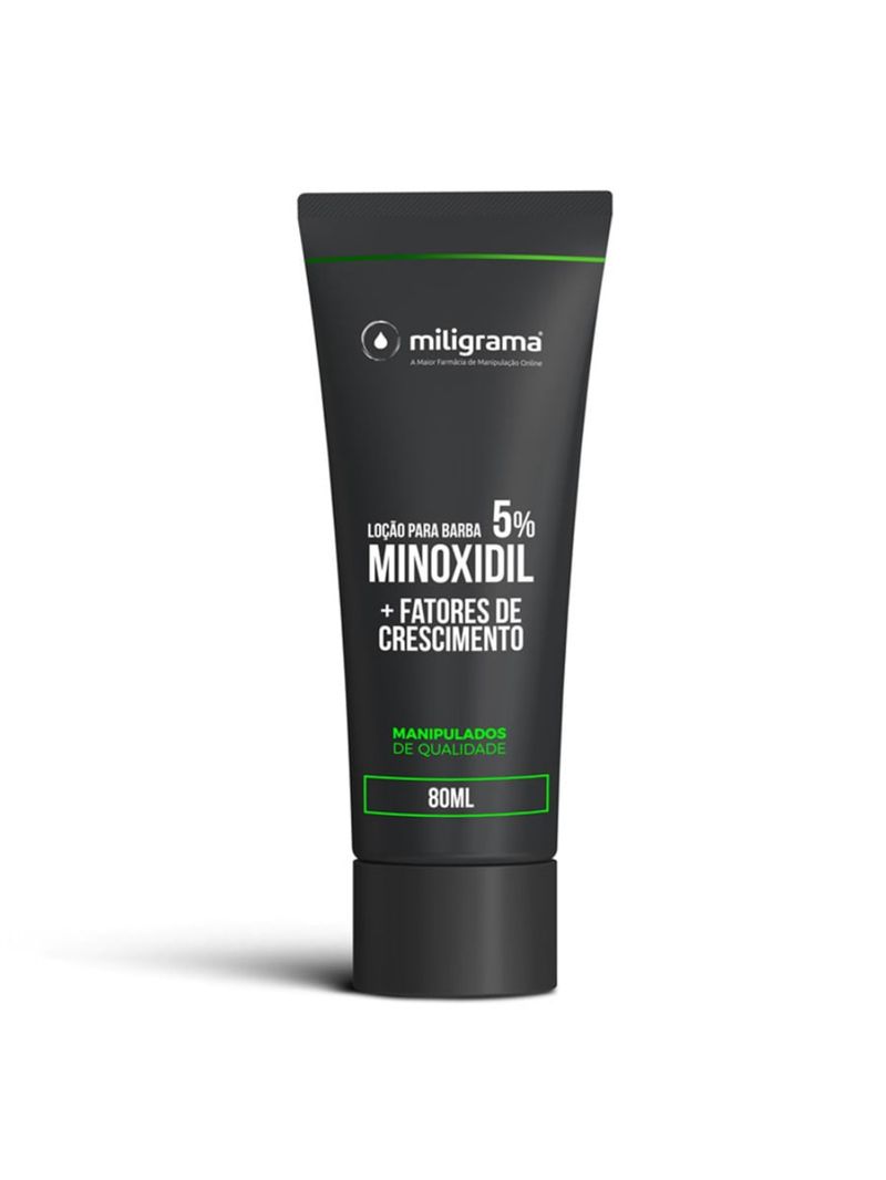 Loção para Barba com Fatores de Crescimento e Minoxid 80ml