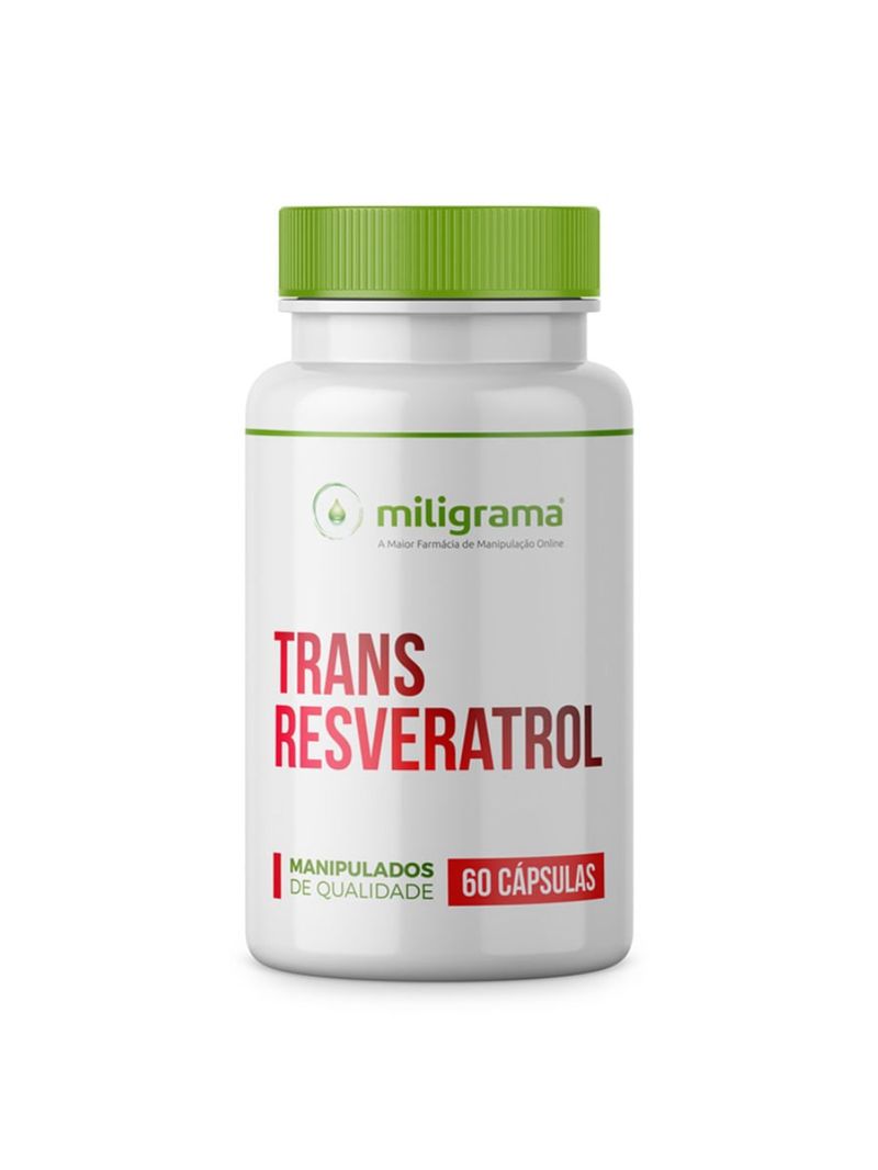 Trans-Resveratrol 100mg 60 Cápsulas