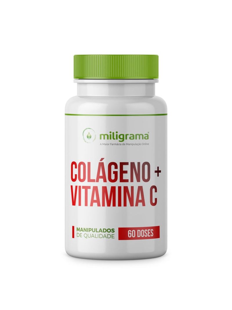 Colágeno 300mg com Vitamina C 300mg 60 Doses