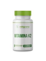 Vitamina K2 (Menaquinona)100mcg 30 Cápsulas