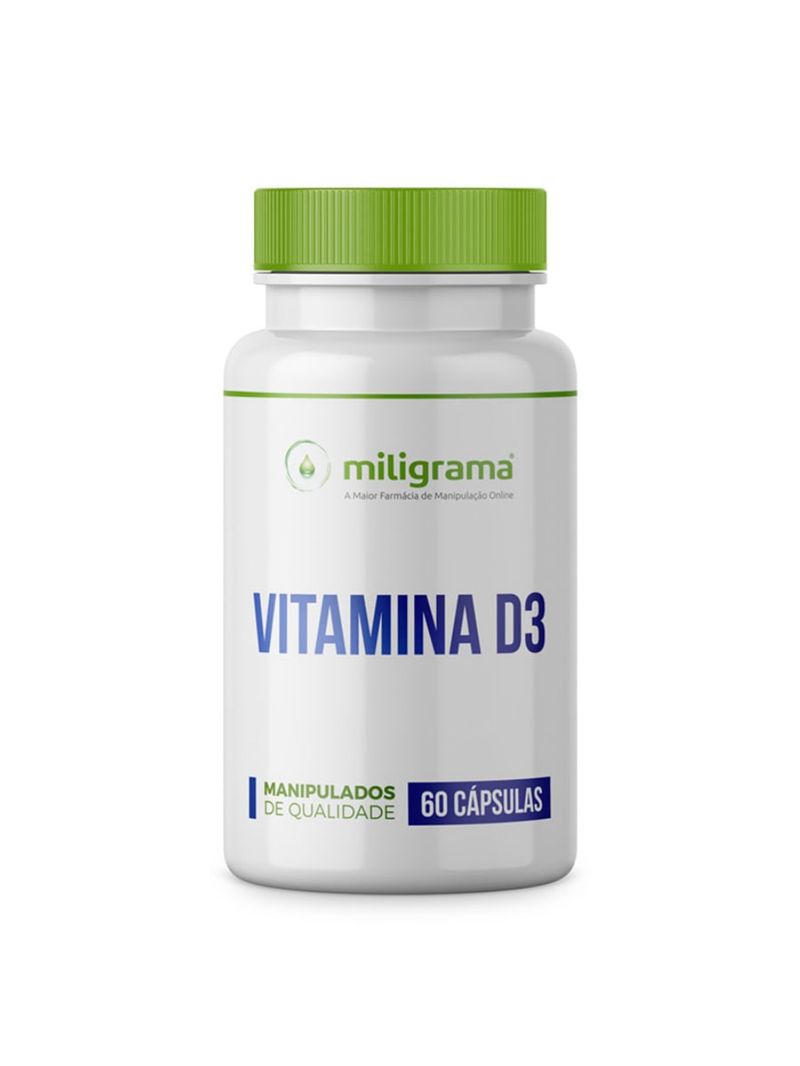 Vitamina D3 10000UI 60 Cápsulas