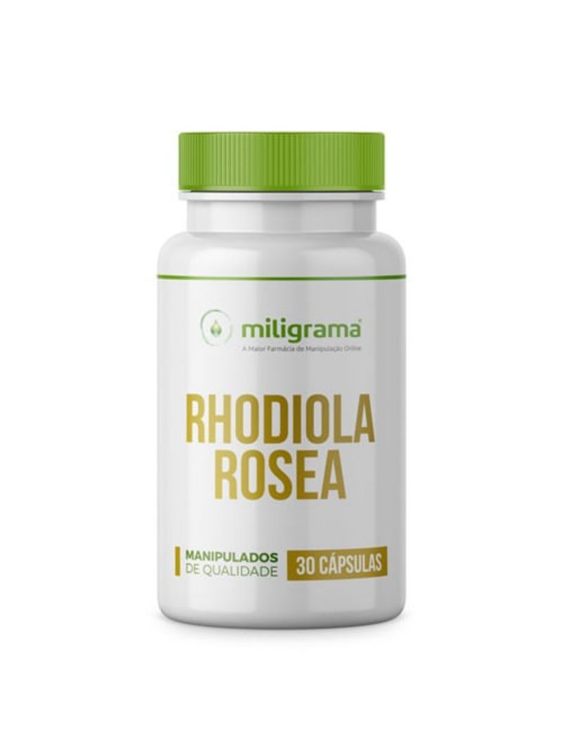 Rhodiola Rosea 300mg 30 Cápsulas da Raiz de Ouro