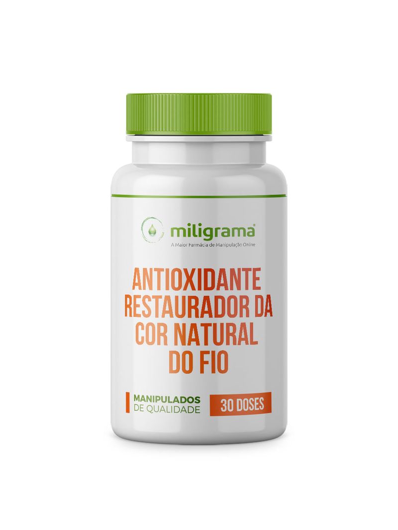 Antioxidante restaurador da cor natural do fio 30 doses