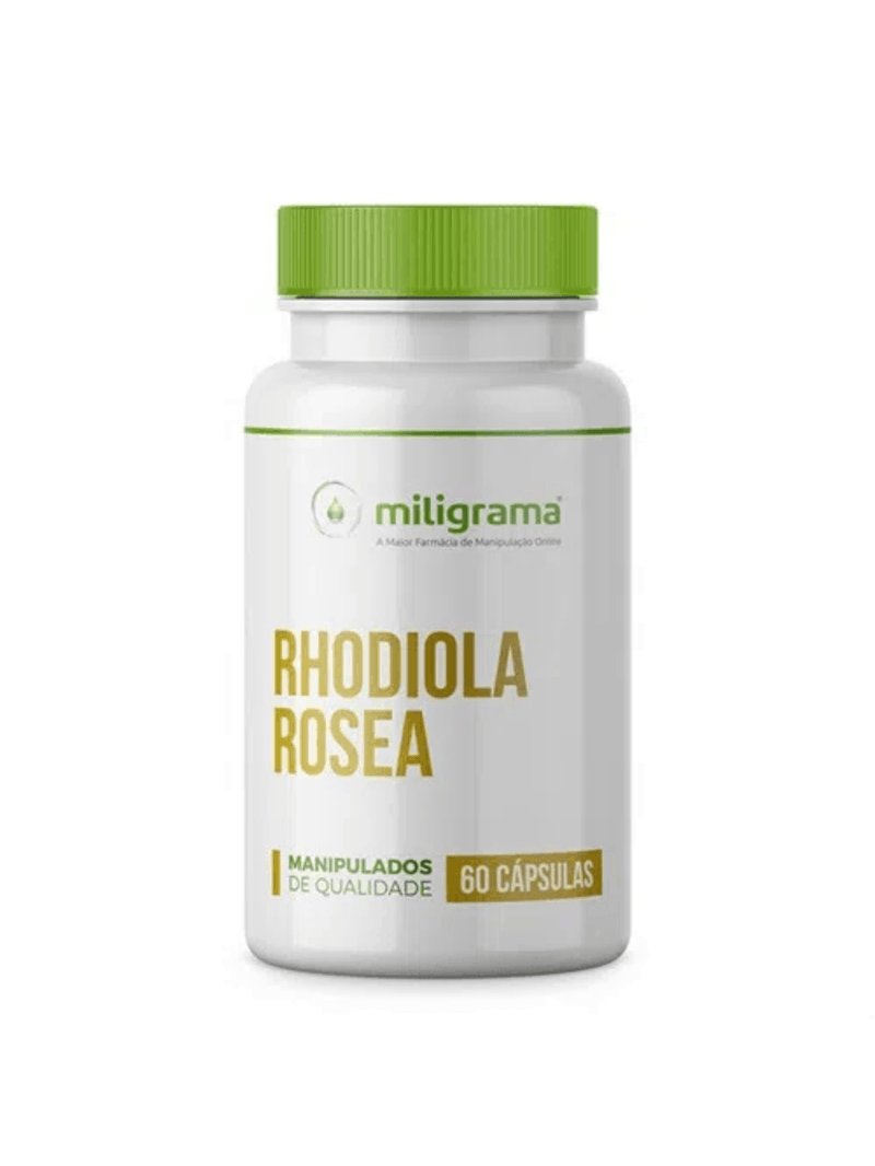 Rhodiola Rosea 250mg 60 Cápsulas da Raíz de Ouro