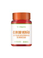 Cor do verão - cápsulas aceleradoras de bronzeado 30 doses