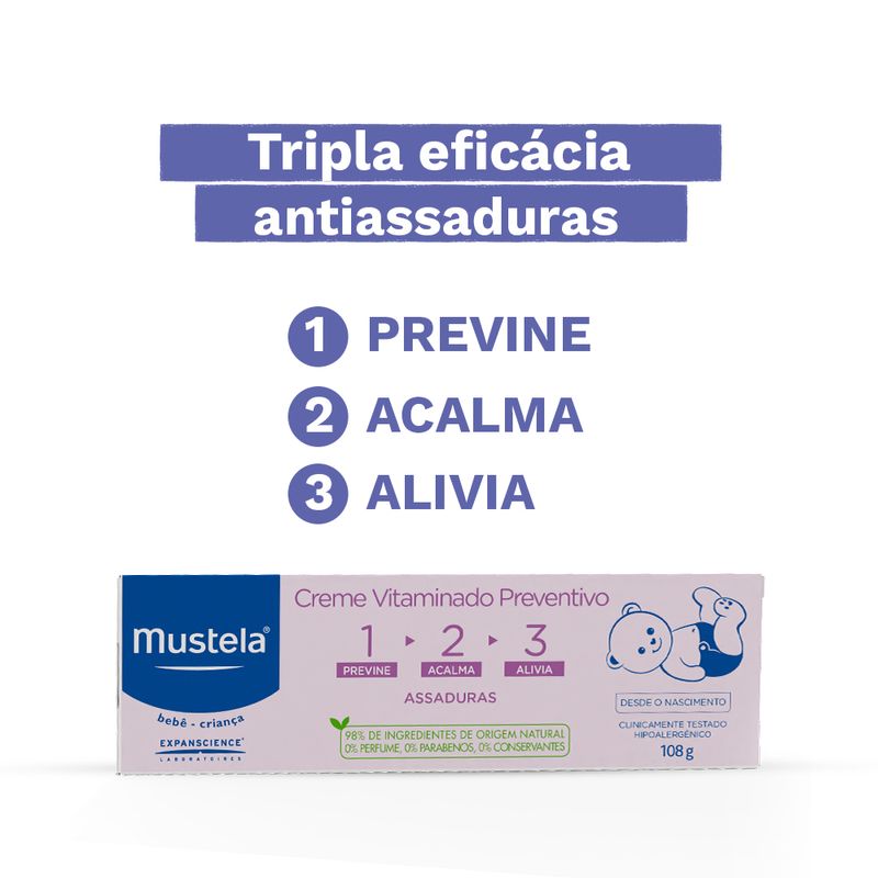 Creme Vitaminado Preventivo de Assaduras 3