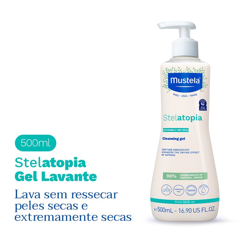 Mustela Stelatopia Gel Lavante 500ml 2