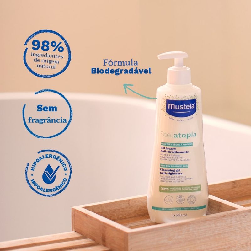 Mustela Stelatopia Gel Lavante 500ml 5