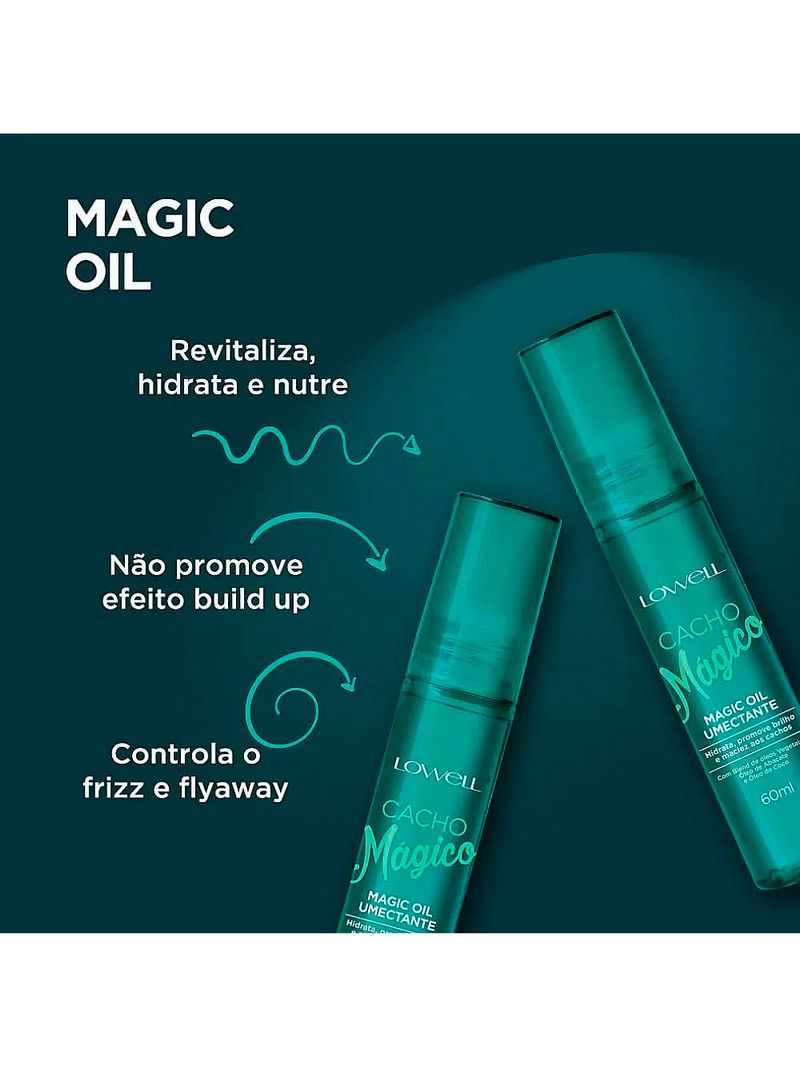 Lowell Cacho Magico Umectante - Óleo 60ml