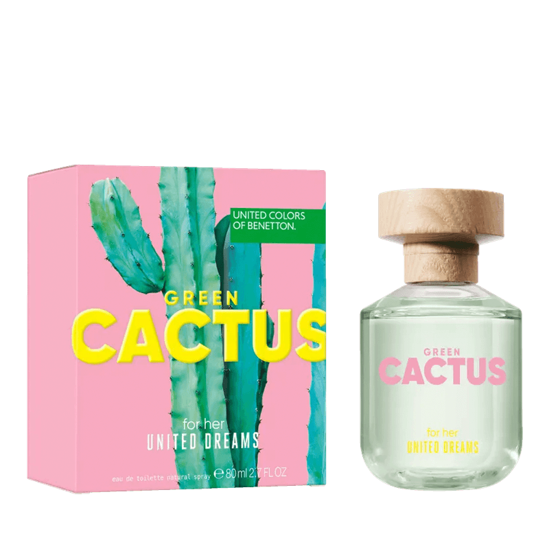 Benetton Green Cactus Eau de Toilette - Perfume Feminino 80ml