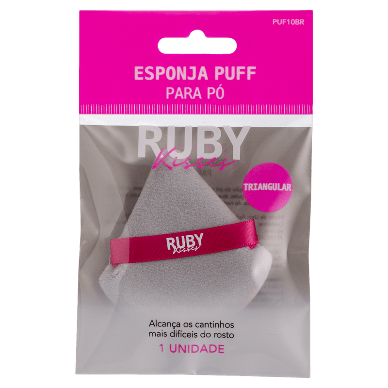 Esponja-para-Po-Cinza-Triangular-Puff-Ruby-Kisses