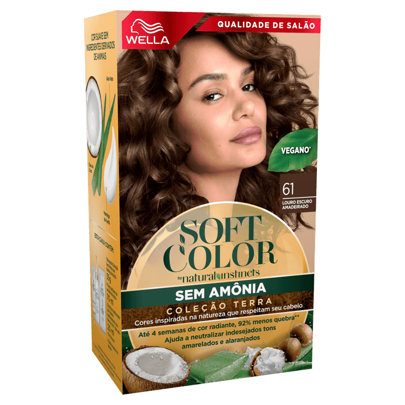 Kit-Coloracao-Creme-Cor-61-Louro-Escuro-Amadeirado-Wella-Soft-Color