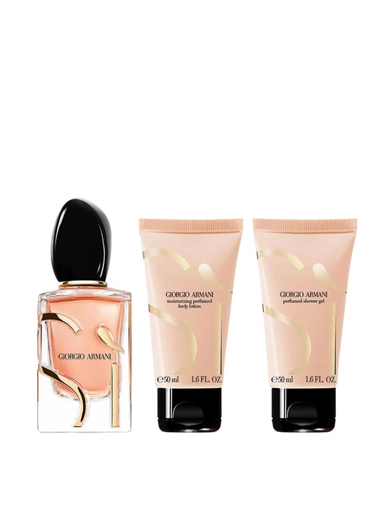 Kit Giorgio Armani Coffret Sí EdP Intense Feminino 50ml + BL 50ml + SG 50ml